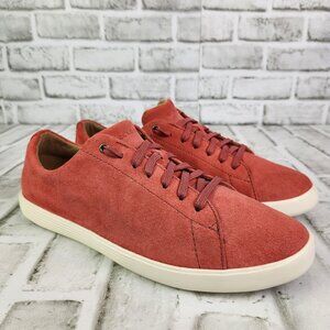Cole Haan Women's Grand Crosscourt II Women's 9.5 B Red Orange Suede Low Sneaker
